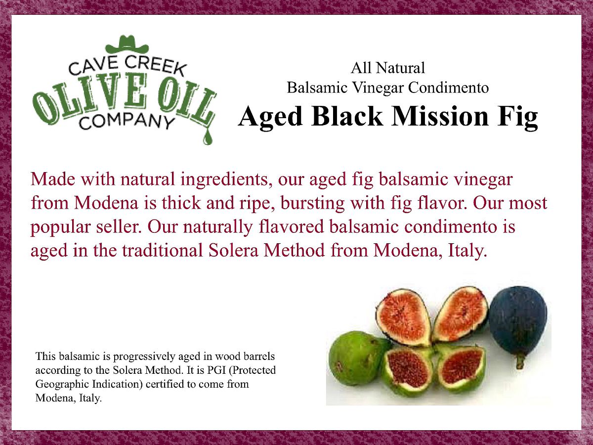 Aged Fig Dark Balsamic Condimento