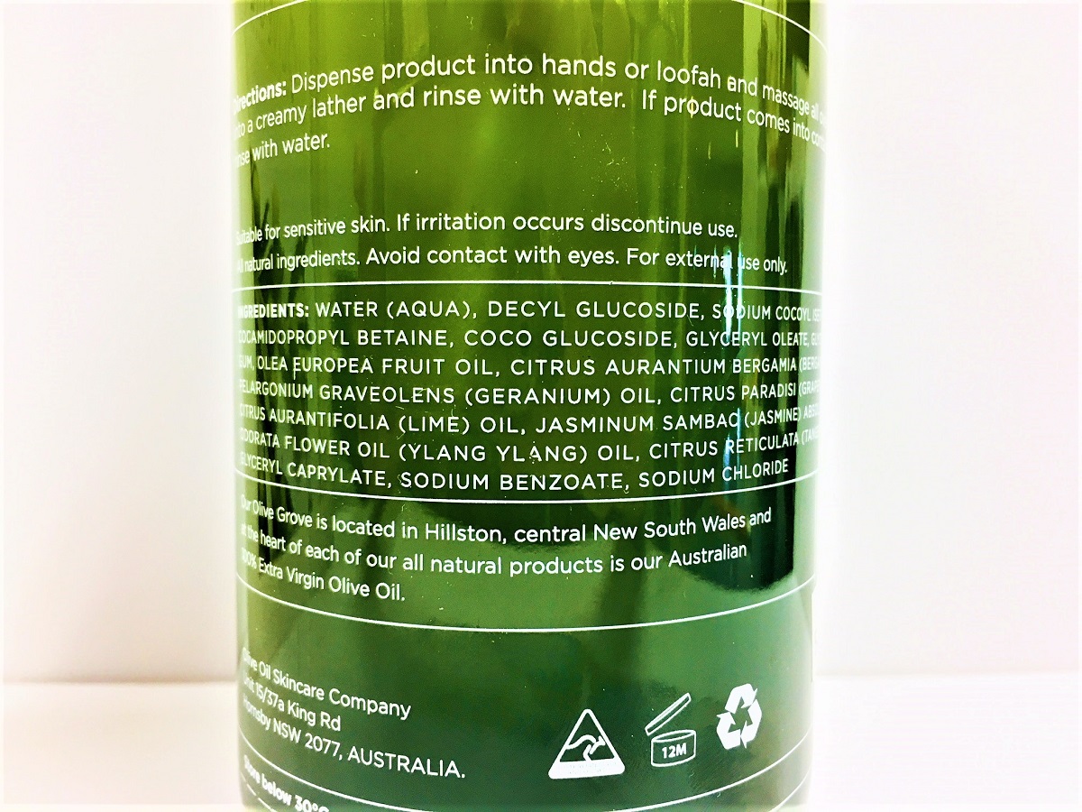 Olive Oil Body Wash - Citrus Bloom