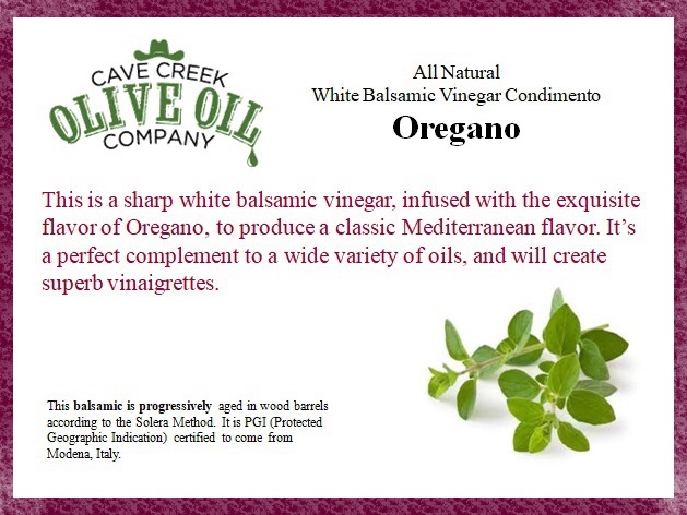Oregano White Balsamic Condimento