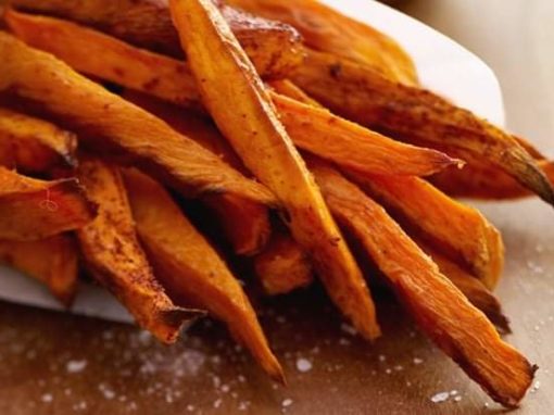 Cinnamon-Pear Balsamic Roasted Sweet Potatoes
