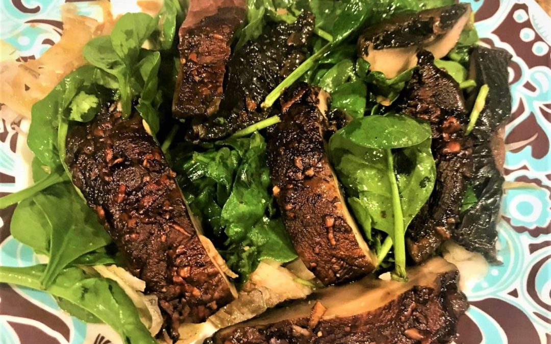 Spinach, Portobello – Sage Salad