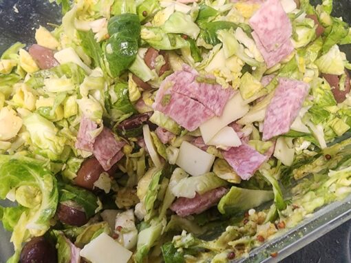 Brussels Sprout Italian Salad