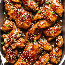 Sweet and Spicy Chicken Over Rice