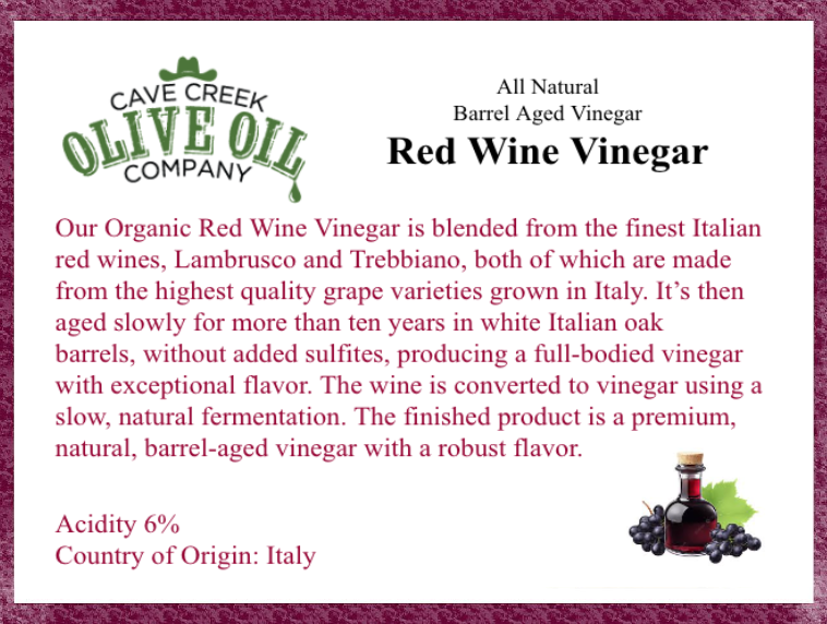 Organic Red Wine Vinegar