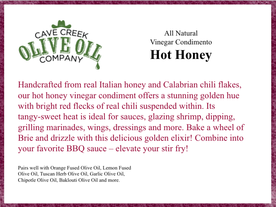 Hot Honey Vinegar